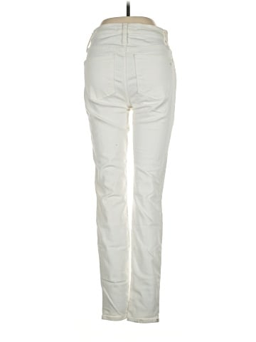 Madewell 9" Mid-Rise Skinny Jeans in Pure White (view 2)