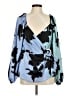 Hutch Blue 3/4 Sleeve Blouse Size M - photo 1