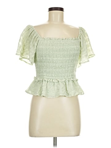 ASTR The Label Short Sleeve Blouse (view 1)