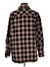 Zara Plaid Brown Long Sleeve Button-Down Shirt Size M - photo 2