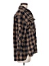 Zara Plaid Brown Long Sleeve Button-Down Shirt Size M - photo 4