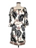 VERTIGO Print Ivory Cocktail Dress Size M - photo 1