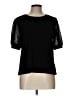CeCe Black Short Sleeve Top Size L - photo 1