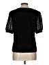 CeCe Black Short Sleeve Top Size L - photo 2