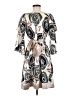 VERTIGO Print Ivory Cocktail Dress Size M - photo 2
