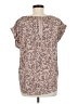 Olive and Oak 100% Polyester Brown Short Sleeve Blouse Size M - photo 2