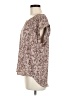Olive and Oak 100% Polyester Brown Short Sleeve Blouse Size M - photo 5