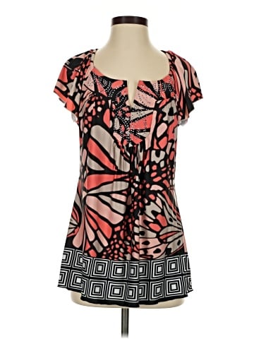 One World Short Sleeve Blouse (view 1)