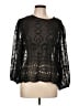 J.Crew 100% Polyester Black 3/4 Sleeve Blouse Size L - photo 1