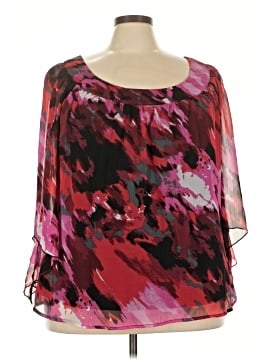 Sara Michelle 3/4 Sleeve Blouse (view 1)