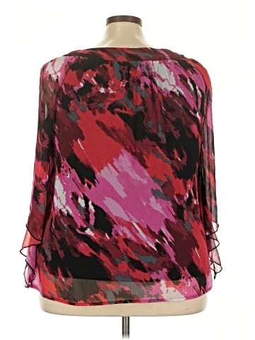 Sara Michelle 3/4 Sleeve Blouse (view 2)