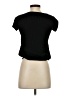 August Silk Black Short Sleeve Top Size S - photo 2