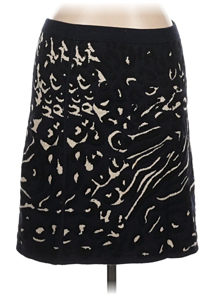 Pre-owned Club Monaco Wool Skirt In Black