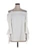 Club Monaco Ivory White 3/4 Sleeve Blouse Size XL (estimated) - photo 1