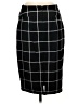 Express Plaid Black Formal Skirt Size 6 - photo 2