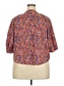Universal Thread 100% Cotton Floral Pink 3/4 Sleeve Blouse Size XXL - photo 2