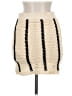 Monrow 100% Cotton Tweed Ivory Casual Skirt Size M - photo 2