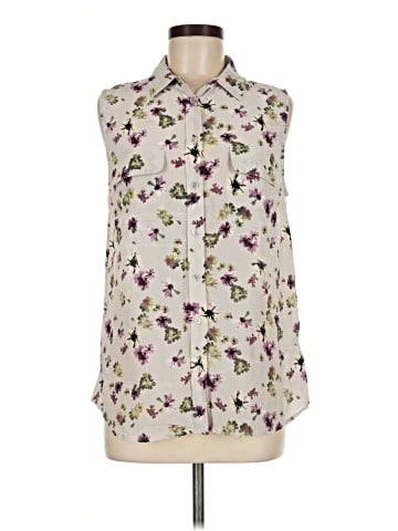 Equipment Sleeveless Button-Down Shirt (view 1)