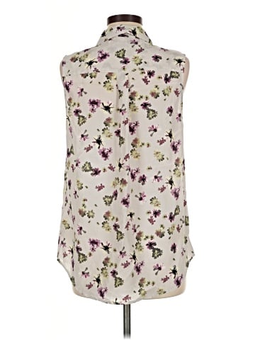 Equipment Sleeveless Button-Down Shirt (view 2)