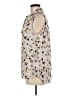 Equipment Floral Multi Color Ivory Sleeveless Button-Down Shirt Size M - photo 5