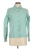 Talbots 100% Cotton Green Long Sleeve Button-Down Shirt Size 8 - photo 1