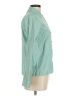 Talbots 100% Cotton Green Long Sleeve Button-Down Shirt Size 8 - photo 4