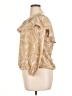 MICHAEL Michael Kors 100% Polyester Gold 3/4 Sleeve Blouse Size XL - photo 5
