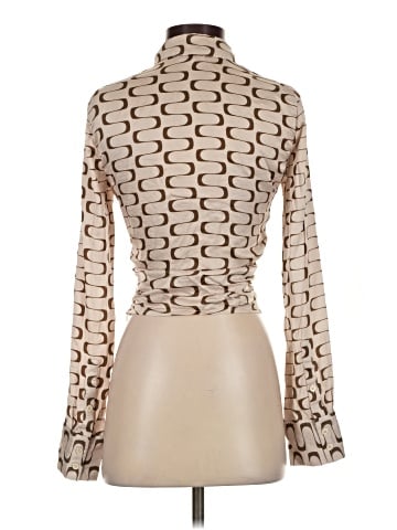 Reformation Long Sleeve Silk Top (view 2)