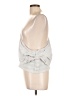 Express Silver Sleeveless Blouse Size L - photo 5