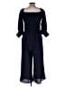 1.State 100% Polyester Blue Jumpsuit Size L - photo 2