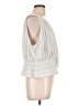 Express Silver Sleeveless Blouse Size L - photo 4