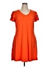 Assorted Brands Orange Casual Dress Size XL - photo 1