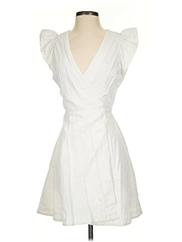Madewell Ruffle-Sleeve Wrap Mini Dress (view 1)