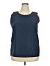 Unbranded Blue Sleeveless Blouse Size 2X - photo 1