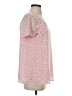 Gibson 100% Polyester Pink Short Sleeve Blouse Size S - photo 4