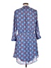 Daniel Rainn 100% Polyester Paisley Blue Casual Dress Size L - photo 2