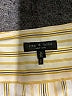 Rag & Bone 100% Silk Stripes Yellow Blouse Size M - photo 7