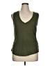 Trouve 100% Polyester Green Sleeveless Top Size XL - photo 1