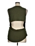 Trouve 100% Polyester Green Sleeveless Top Size XL - photo 2