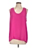 Diane von Furstenberg 100% Polyester Pink Sleeveless Top Size L - photo 1