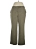 Kasper Chevron-herringbone Green Dress Pants Size 14W Plus - photo 1
