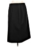 Classiques Entier 100% Wool Solid Black Wool Skirt Size 12 - photo 2