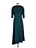 Unbranded Solid Teal Casual Dress Size XXL - photo 2