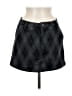 Le Lis Argyle Black Faux Leather Skirt Size 6 - photo 1