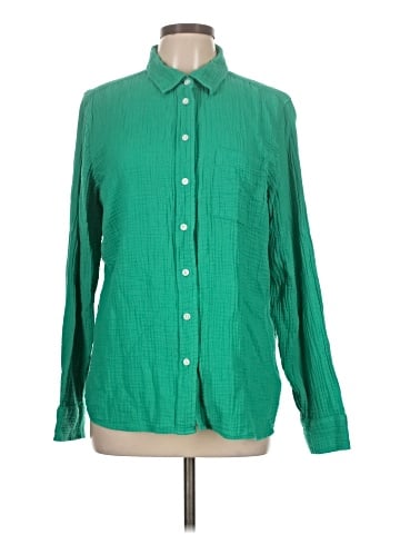 J.Crew Factory Store Long Sleeve Button-Down Shirt (view 1)