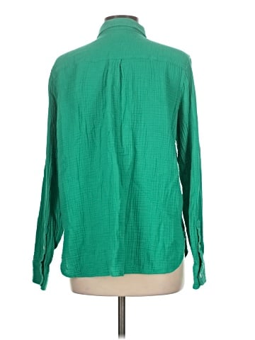 J.Crew Factory Store Long Sleeve Button-Down Shirt (view 2)