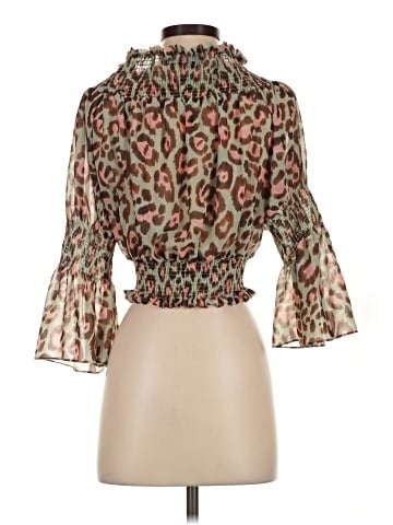 PatBO 3/4 Sleeve Blouse (view 2)
