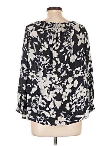 Lafayette 148 New York Long Sleeve Blouse (view 2)