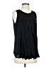 Nic + Zoe 100% Polyester Black Sleeveless Blouse Size S - photo 1