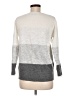 Talbots Color Block Gray Pullover Sweater Size Med Petite - photo 2